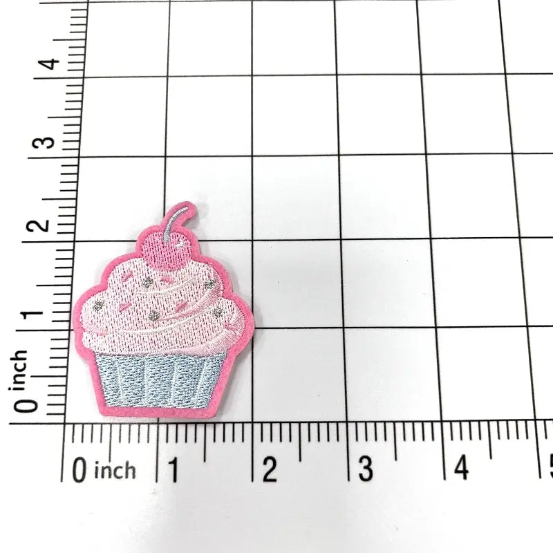 Pink Cherry Cake Embroidered Cloth Sticker Clpatch   huge range of embroidery patch