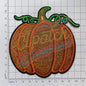 Pumpkin sequin embroidered patch - Clpatch
