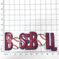 Red Baseball sequins embroidery patch Clpatch   huge range of embroidery patch