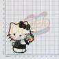 Retro hello Kitty chenille embroidery patch sew on - Clpatch