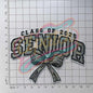 Senior class of 2025 sequin embroidered patch - Clpatch