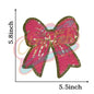 Sequins bow embroidery patches for shirt - Clpatch