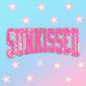Summer Sunkissed  Sequin Pink Patches - Clpatch