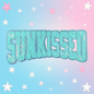 Summer Sunkissed  Sequin turquoise Patches - Clpatch