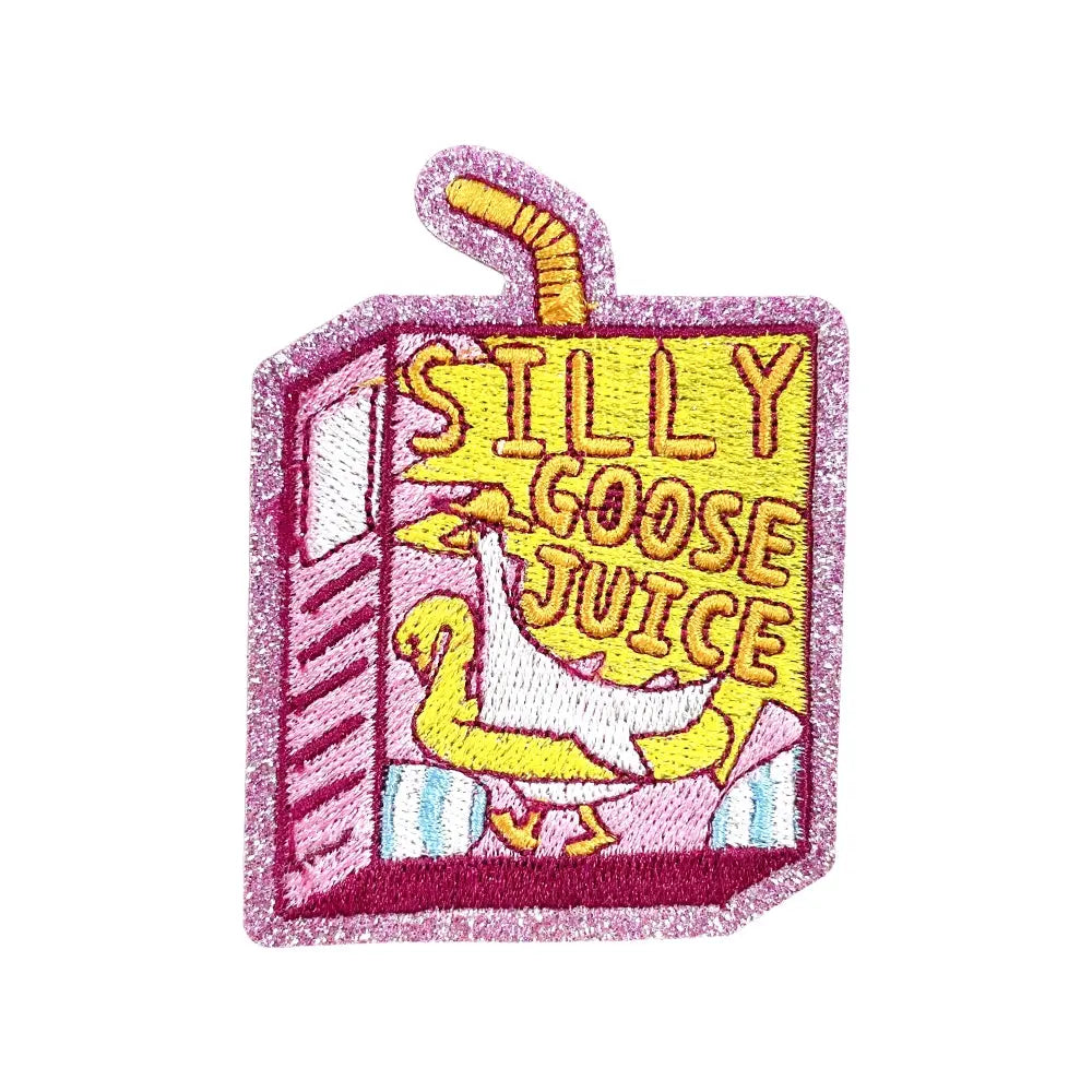 Silly Goose Juice embroidery patch Clpatch   huge range of embroidery patch