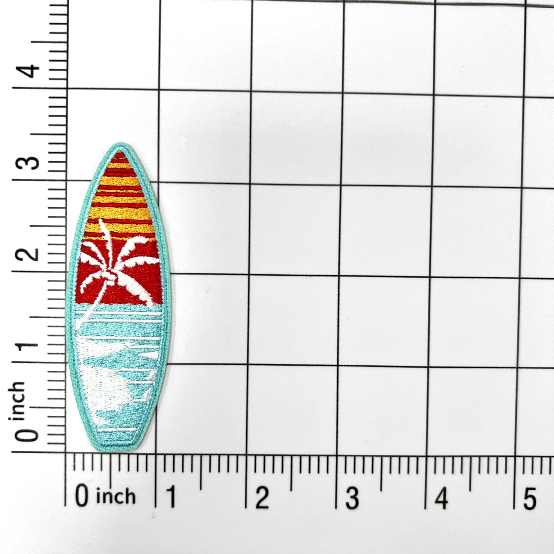 Sunset Beach Surfboard Embroidered Patch Clpatch   huge range of embroidery patch