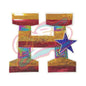 Texas Block Letter H sequins embroidery Patch Varsity Jacket Sew On - Clpatch