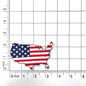 USA Flag America Map  Embroidered Patch Clpatch   huge range of embroidery patch