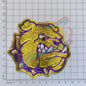 Western Illinois University bulk dog sequins embroidery patch - Clpatch