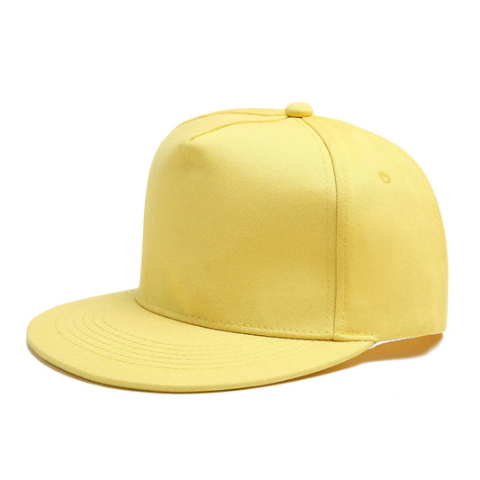 Yellow Top Headwear  Flat Bill Adjustable Snapback Cap Clpatch   huge range of embroidery patch