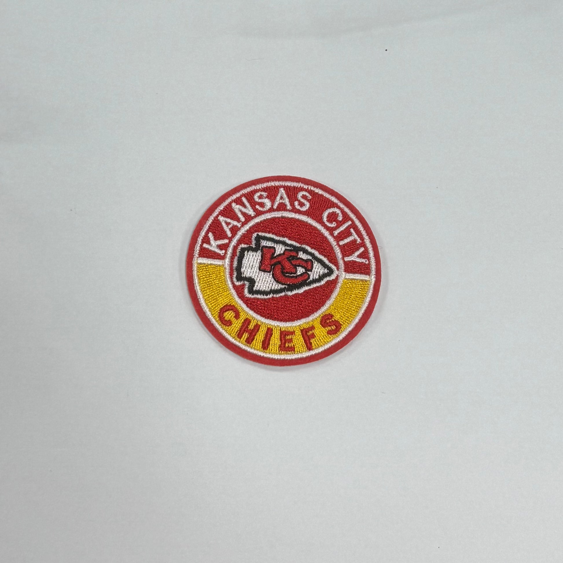 Kansas City Chiefs NFL Football New Round Iron-On Patch - Clpatch