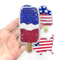 ice cream 4th july embroidery sequins design patch Clpatch   huge range of embroidery patch