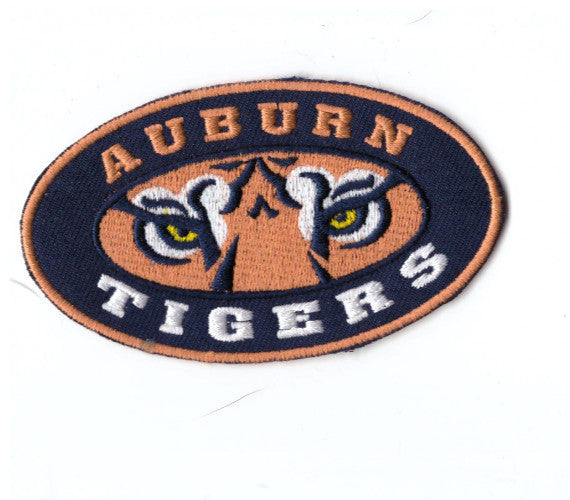 NCAA New 2 x 3 1/2" Auburn Tigers Iron on Patch Free Ship - Clpatch